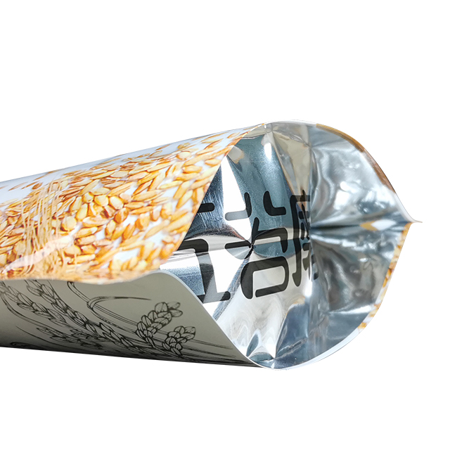 河北米粒-防潮食品拉链袋五谷杂粮磨粉镀铝自立袋