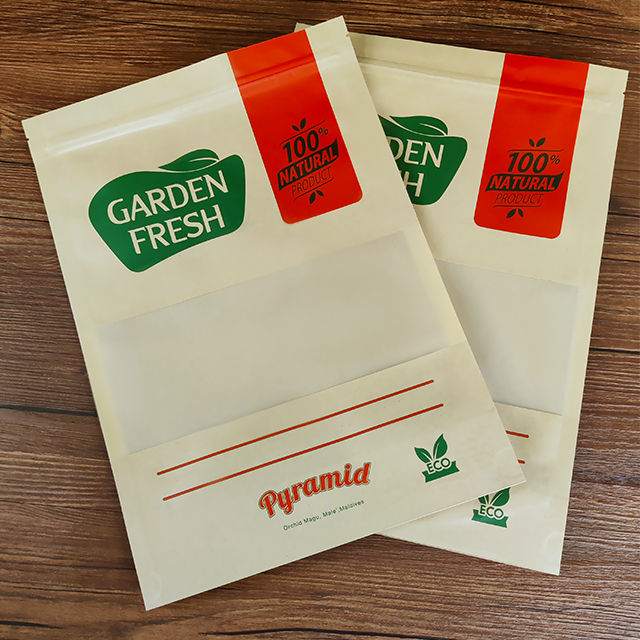 河北米粒-客户定制新品零食干果牛皮纸包装自立袋