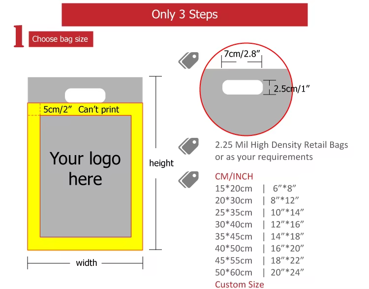 Wholesale Die Cut Eco-Friendly Custom Design Shopping Gravure Printing Plastic Bags With Logo