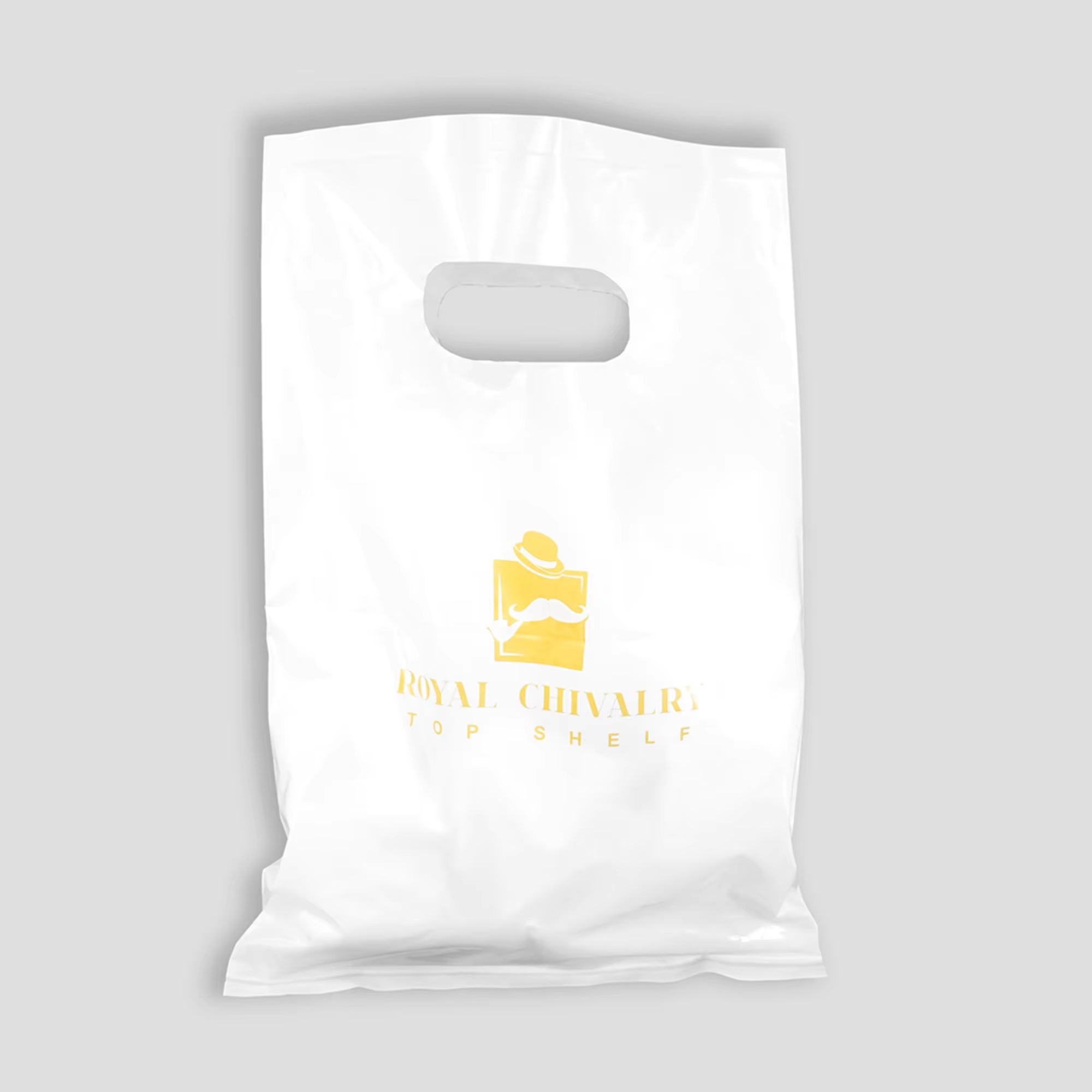 Wholesale Die Cut Eco-Friendly Custom Design Shopping Gravure Printing Plastic Bags With Logo