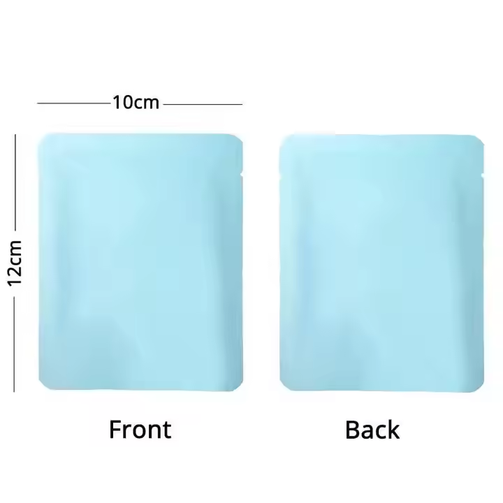 Matte color Mylar Bags Aluminum Foil Stand Up Pouch Ziplock Snack Food Bag aluminum packaging