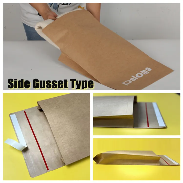 Hebeimili-Biodegradable Eco Friendly Shipping Paper Bag Custom Kraft paper mailer Bag