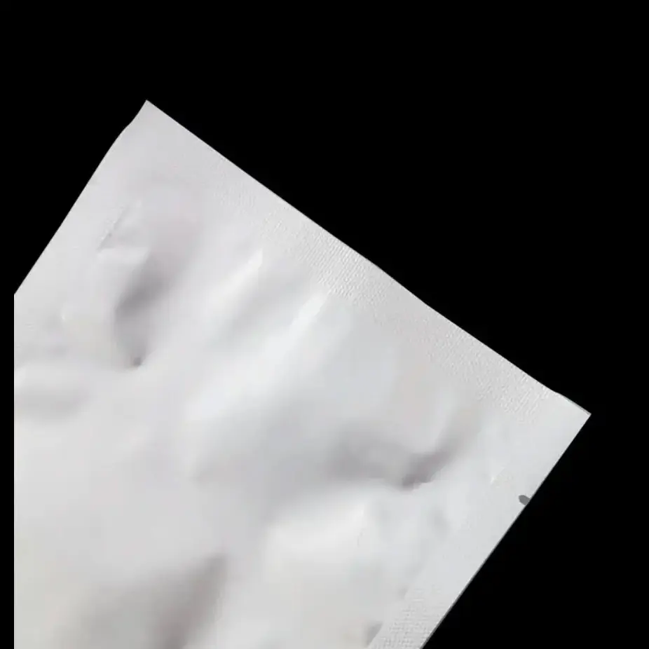 Silver Food Grade Autoclave Vacuum Heat Sealable Plain Aluminum Foil Mylar Bag Open Top Packing Bulk Food Storage Retort Pouch