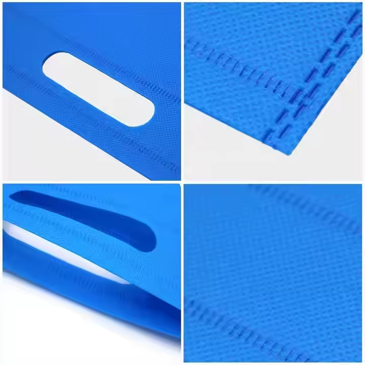 Non-woven Fabric Carry Shopping Bag Wholesale Professional Custom Eco-friendly Colorful Non Woven D-cut Bag