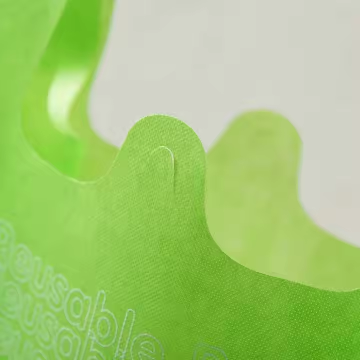 Eco Friendly Supermarket Tshirt Non-woven Vest Bag W U Cut Bag Custom Logo Packaging Bag