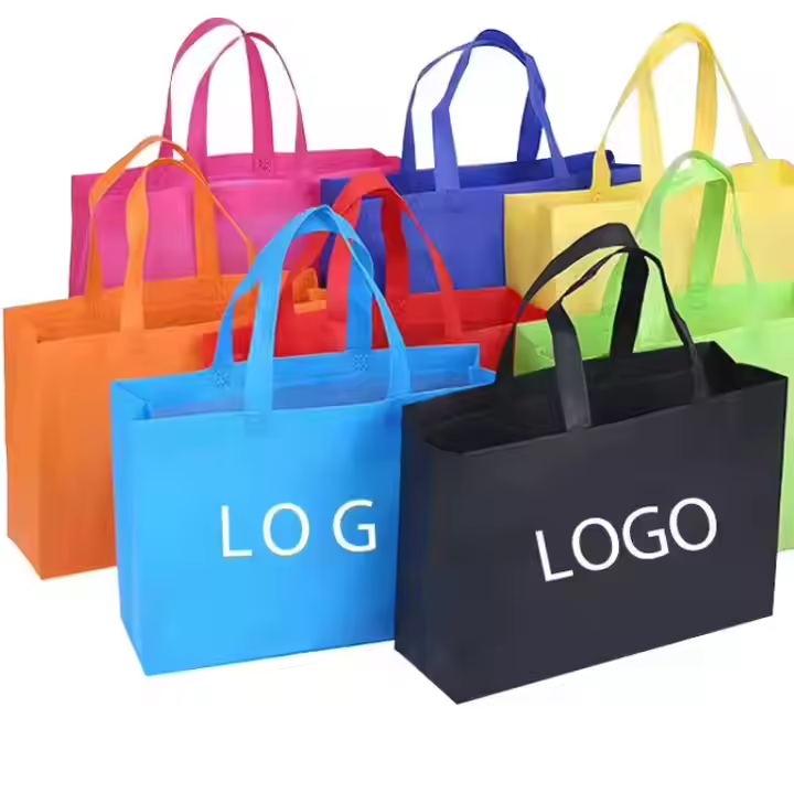 Hot Sell Eco Friendly Biodegradable Reusable Shopping Non-woven Tote Ecological Bag with LOGO Custom