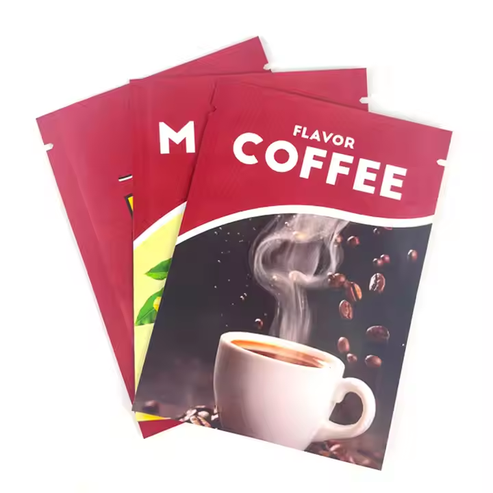 Custom Brand Plastic Mylar Bags 3 Side Seal Heat Seal Smell Proof Aluminum Foil Gummy Herb Tea Candy Coffee Packaging Bags