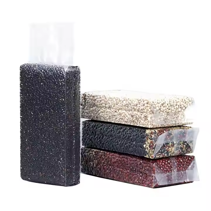 Transparent PA/PE Plastic Vacuum Bags/Food Vacuum Packing Pouch Rice Brick Bag Food Vacuum Rice Bag