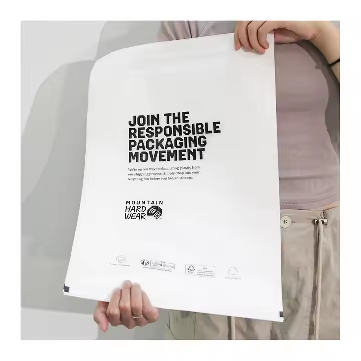 Custom Printed Eco-friendly Biodegradable Self Adhesive Sealable Transparent Wax Glassine Paper Bags for Clothing