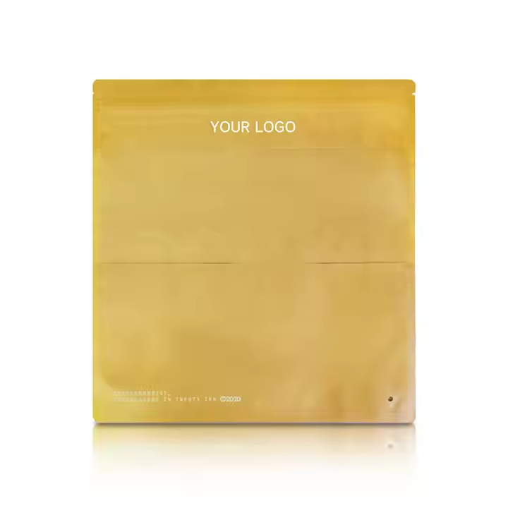 Hebeimili-Resealable Eco-friendly Kraft Paper Food Packaging Bag Zipper Ziplock Brown Stand up Kraft Paper Pouch Packaging With Window