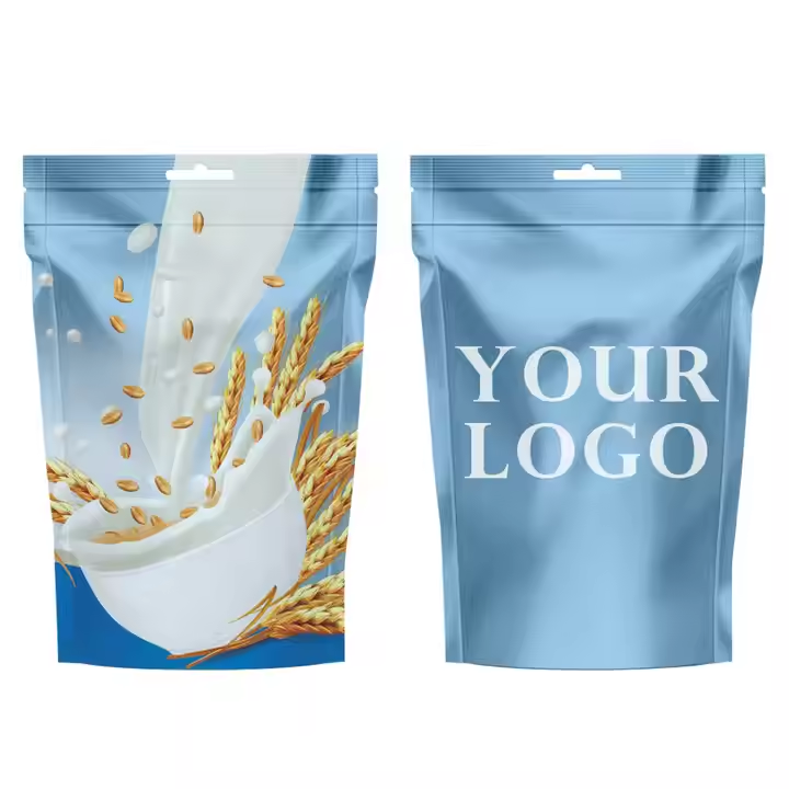 Hebeimili-Customized Zipper Lock Food Packaging Custom Digital Printing Stand up Pouch Bag