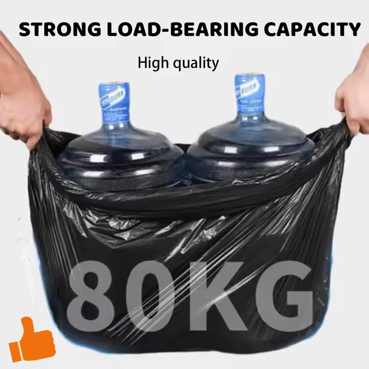 Hebeimili-Plastic Bags Wholesale with Custom Logo Heavy Duty LDPE/HDPE Garbage Bags Waterproof and Tear-Resistant for Industry and Outdoor