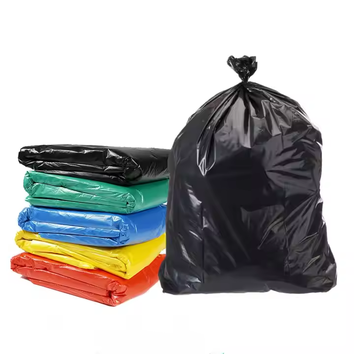 Hebeimili-Plastic Bags Wholesale with Custom Logo Heavy Duty LDPE/HDPE Garbage Bags Waterproof and Tear-Resistant for Industry and Outdoor